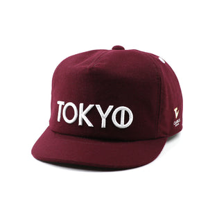 TOKYO WOOL CAP -BURGUNDY-
