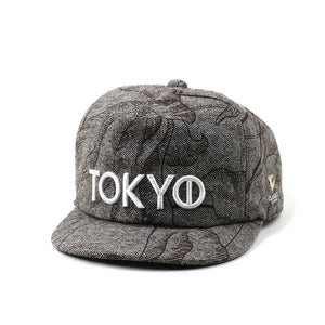 TOKYO WOOL CAP -LEAF TWEED-
