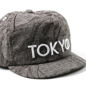 TOKYO WOOL CAP -LEAF TWEED-