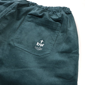 CITY WORK 'CORDUROY' PANTS -VIRIDIAN BLUE- L