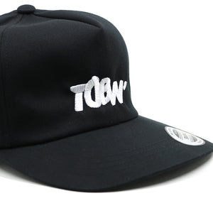 TOBW LOGO CAP -FLEXFIT- BLACK