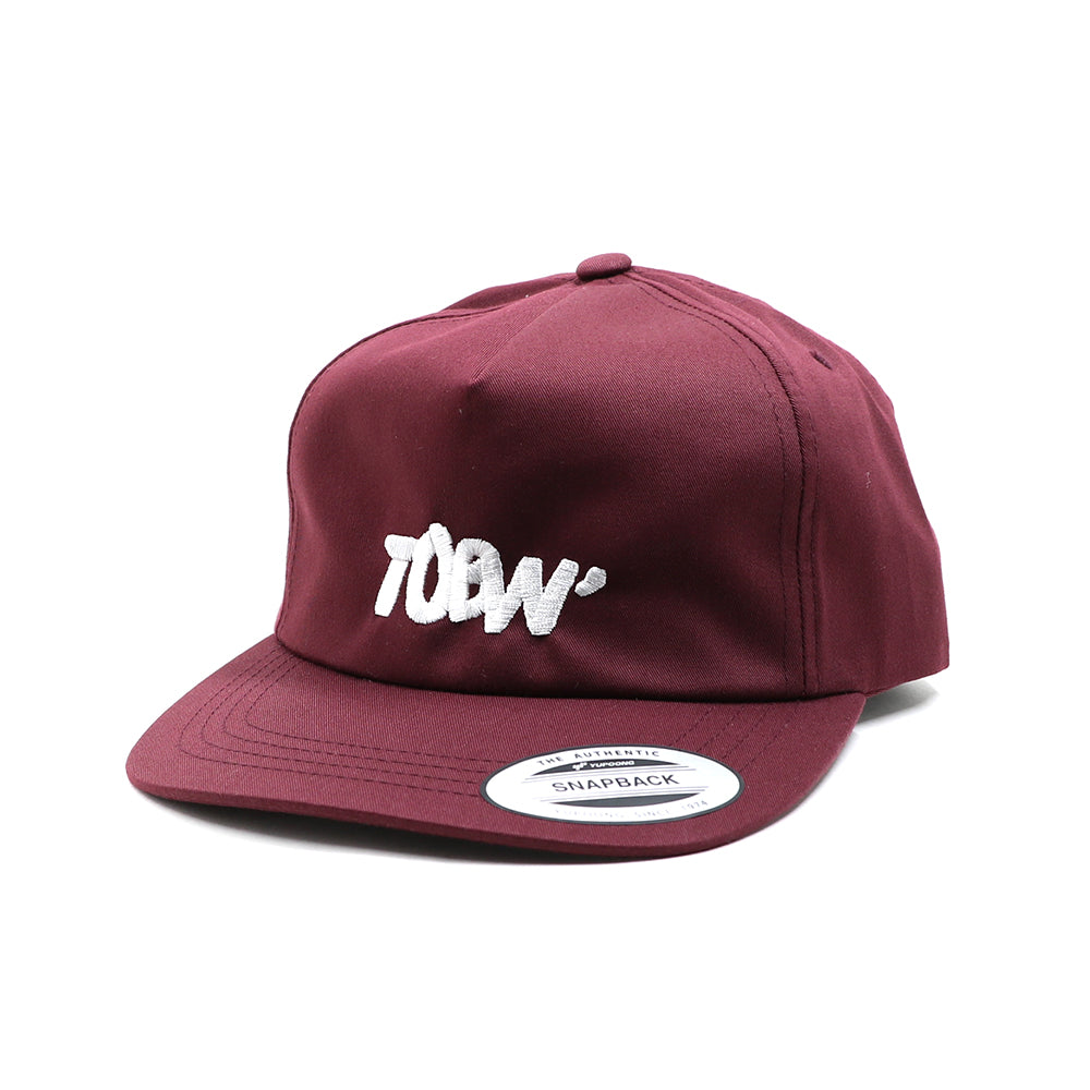 TOBW LOGO CAP -FLEXFIT- BURGUNDY