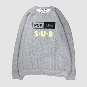 P/L BOX & SUB LOGO SWEAT -GRAY-