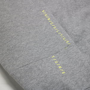 P/L BOX & SUB LOGO SWEAT -GRAY-