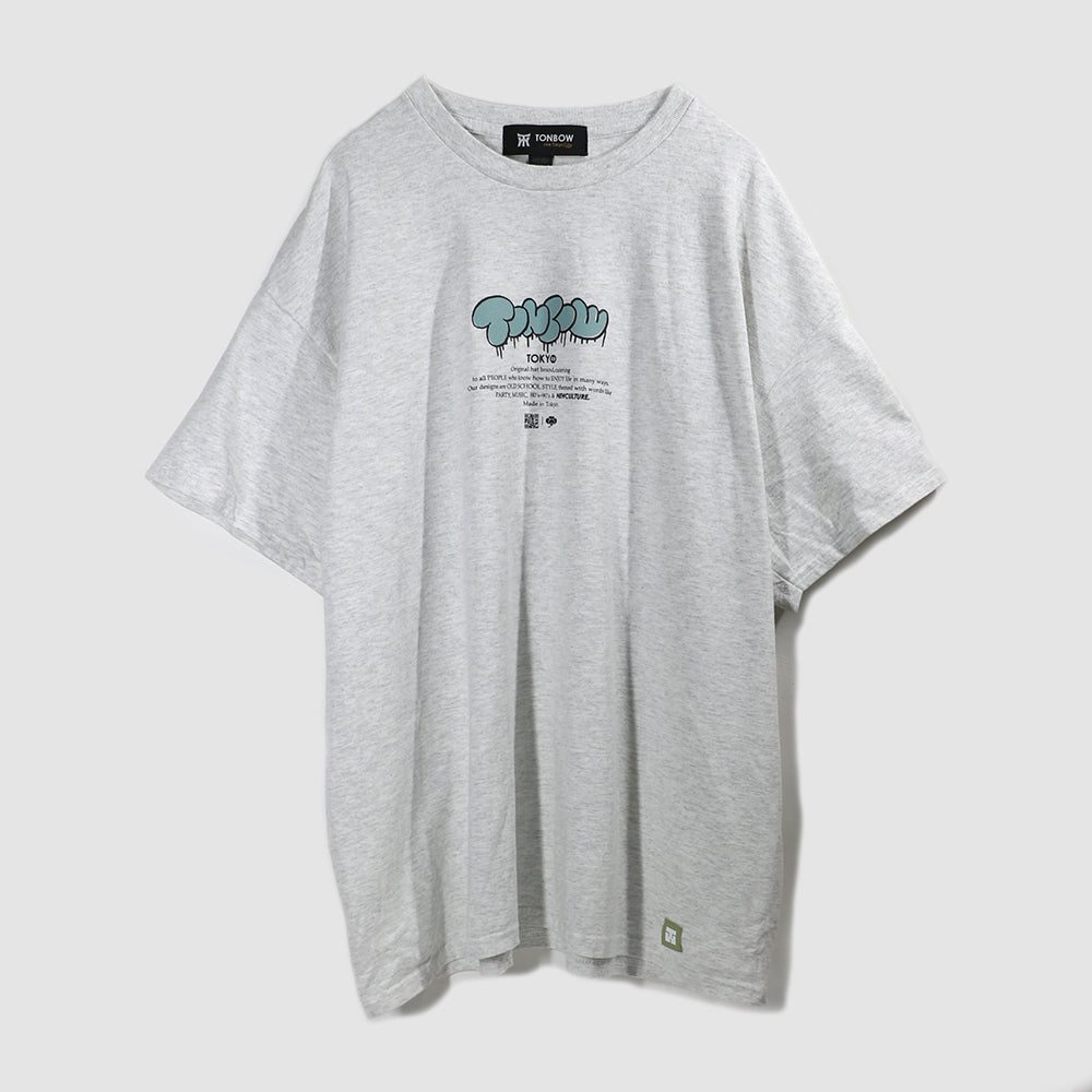 PAINT LOGO TEE -ASH GRAY-