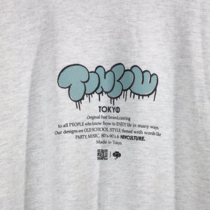 PAINT LOGO LONG TEE -ASH GRAY-