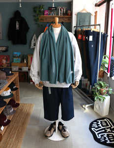 CUTOFF SWEAT SCARF -B.GRAY-