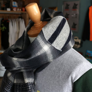 COTTON MIX SCARF -E TYPE-