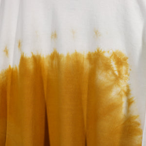 SMOKE DYED LONG TEE-G.YELLOW-