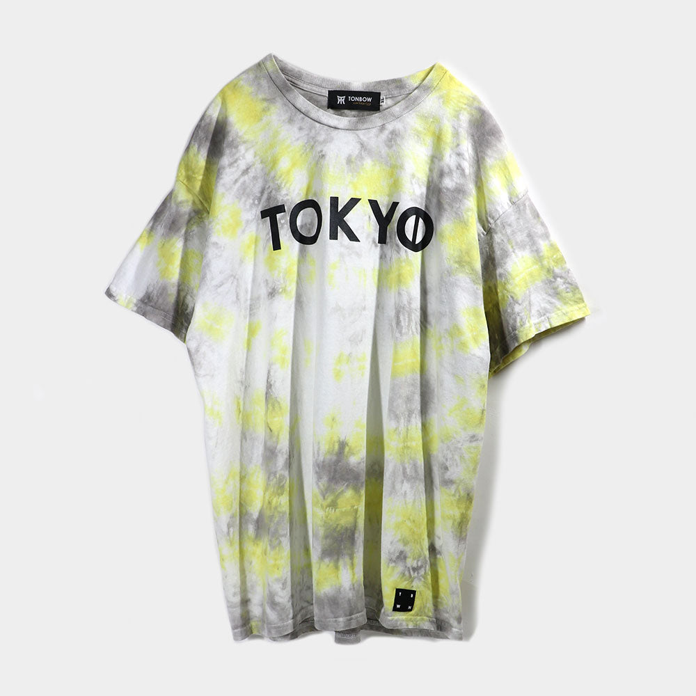 TOKYO TEE -TIE DYE YELLOW-