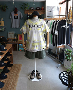 TOKYO TEE -TIE DYE YELLOW-