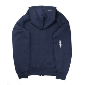 TOBW LOGO ZIP HOODIE H/W -NAVY-