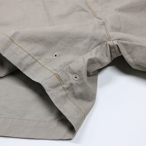 CITY 'WASHED CHINO' SHORTS -GREIGE-