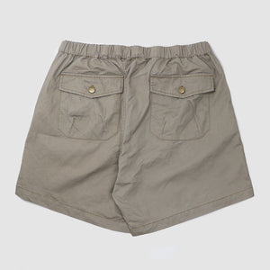 CITY 'WASHED CHINO' SHORTS -GREIGE-