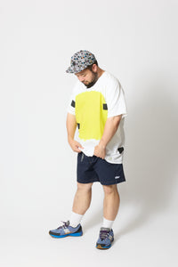 CITY 'WASHED CHINO' SHORTS -NAVY BLUE-