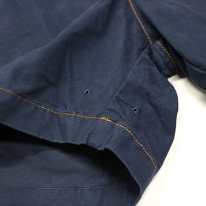 CITY 'WASHED CHINO' SHORTS -NAVY BLUE-