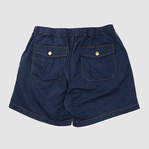 CITY 'WASHED CHINO' SHORTS -NAVY BLUE-