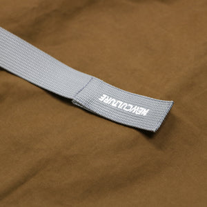 CITY 'WASHED CHINO' SHORTS -WOOD BROWN-