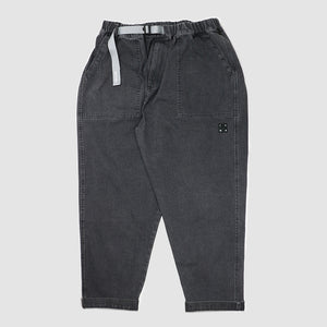 CITY 'WASH DENIM' PANTS -WASH BLACK-