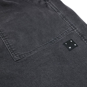 CITY 'WASH DENIM' PANTS -WASH BLACK-