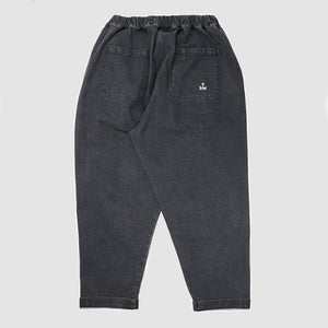 CITY 'WASH DENIM' PANTS -WASH BLACK-