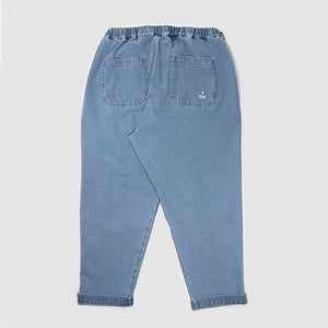 CITY 'WASH DENIM' PANTS -WASH BLUE-