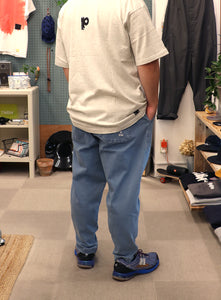 CITY 'WASH DENIM' PANTS -WASH BLUE-