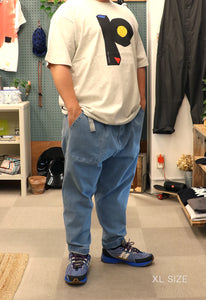 CITY 'WASH DENIM' PANTS -WASH BLUE-