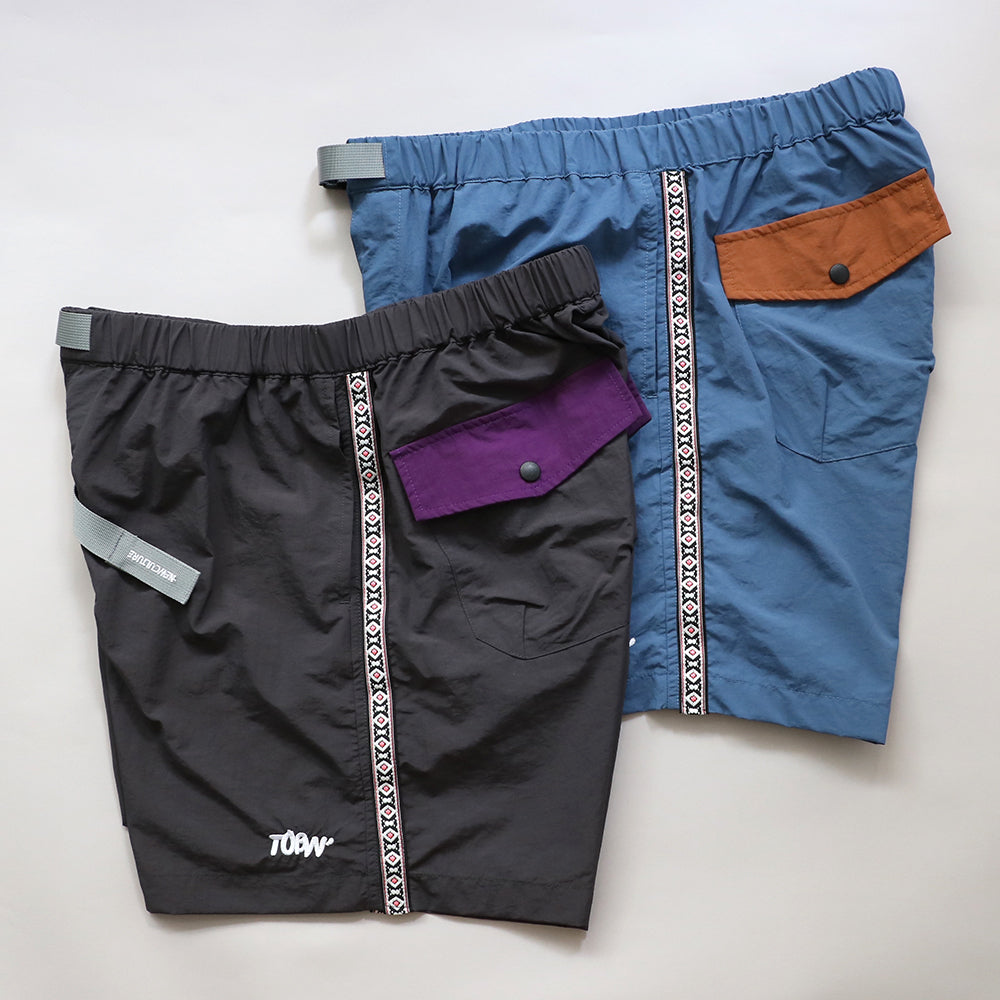 CITY 'SIDE LINE' NYLON SHORTS