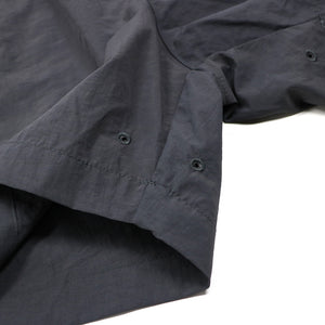 CITY 'WASHED NYLON' SHORTS -DARK GRAY-