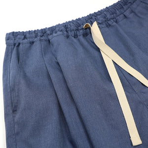 TOKAI WIDE TUCK EASY PANTS -HEATHER BLUE-