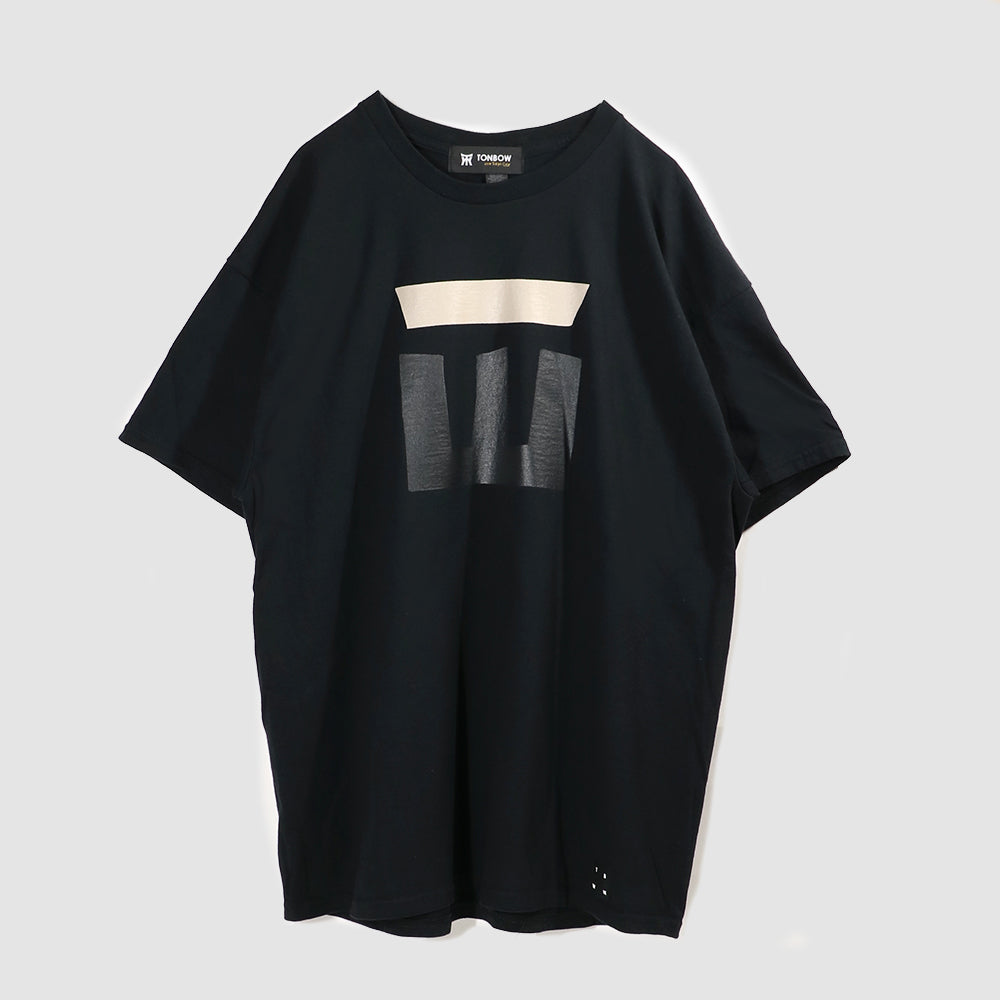 'HTYM' LOGO TEE -BLACK-