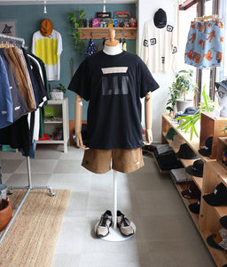 'HTYM' LOGO TEE -BLACK-