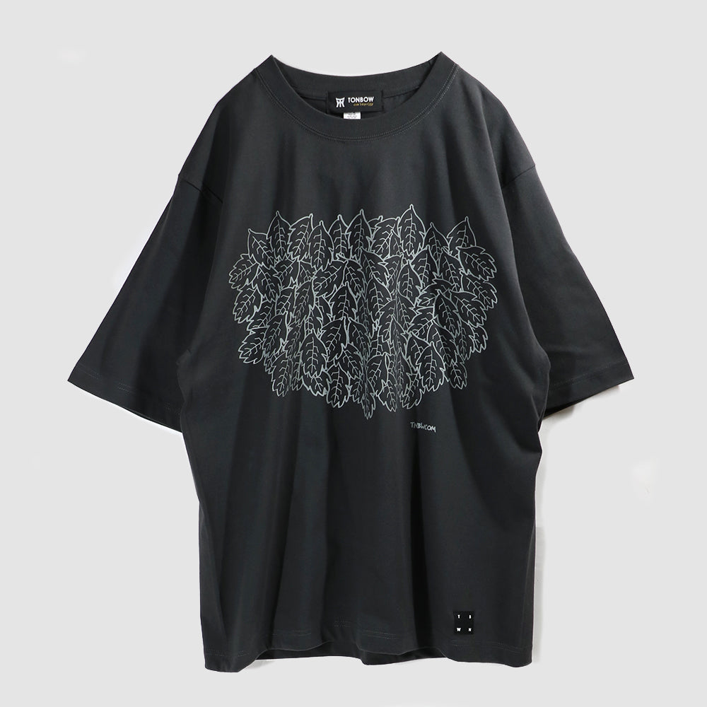 'PLANTONE' WIDE TEE -CHACOAL-