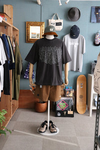 'PLANTONE' WIDE TEE -CHACOAL-