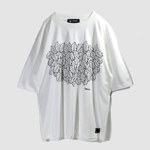 PLANTONE WIDE TEE -WHITE-