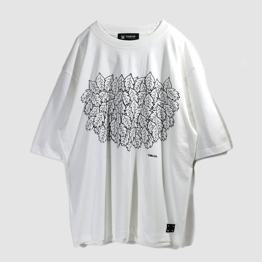 PLANTONE WIDE TEE -WHITE-