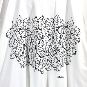 PLANTONE WIDE TEE -WHITE-