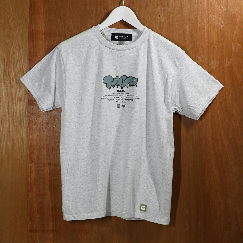 PAINT LOGO 'KIDS' TEE -ASH GRAY-