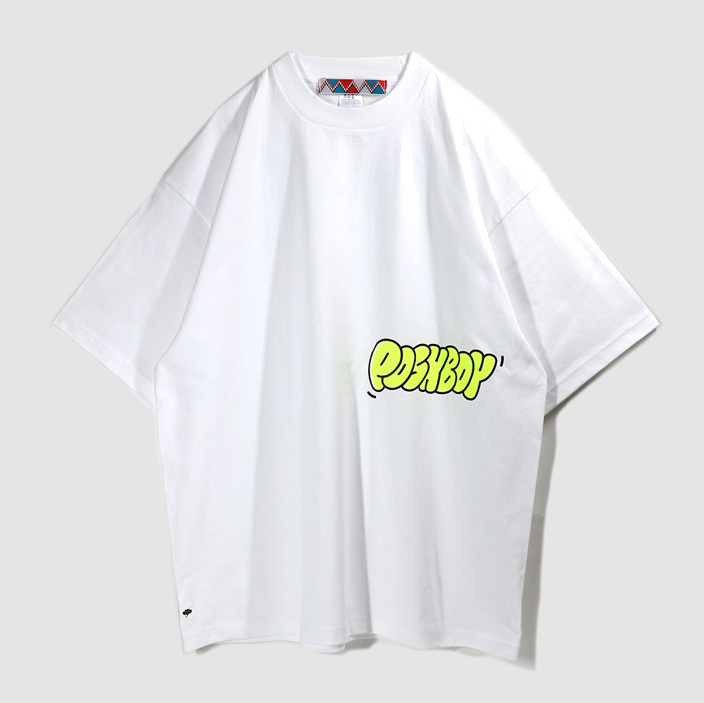 'POSHBOY' NU H/W TEE -PURE WHITE-