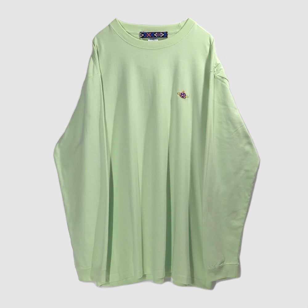 NEW PLANET L/S TEE -LIME-