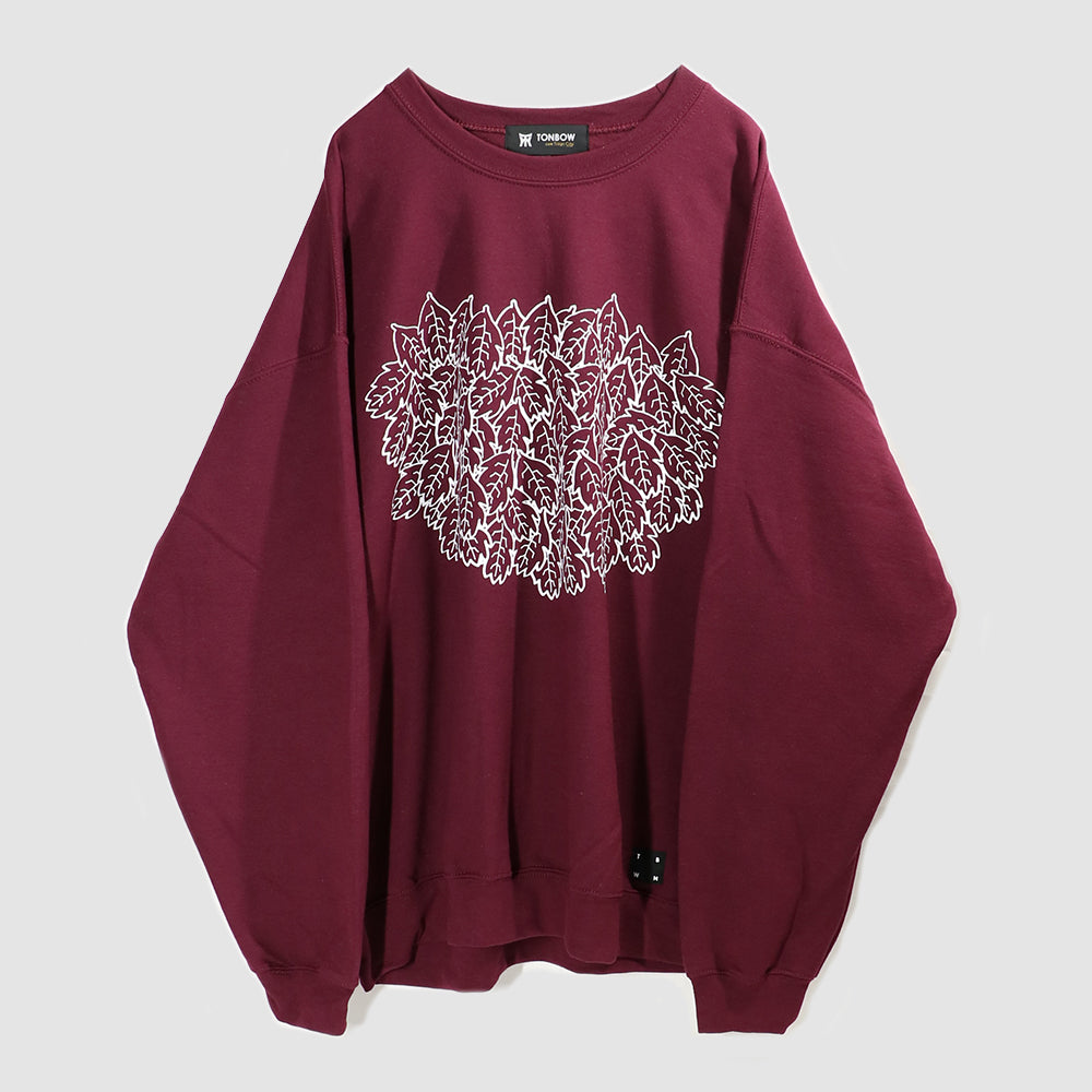 PLANTONE SWEAT -BURGUNDY-