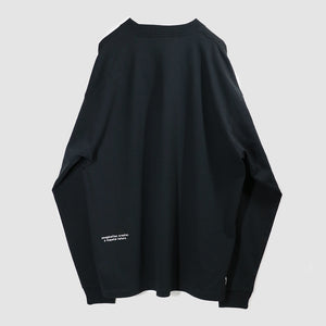 'POSHBOY' NU H/W LONG TEE -CITY BLACK-