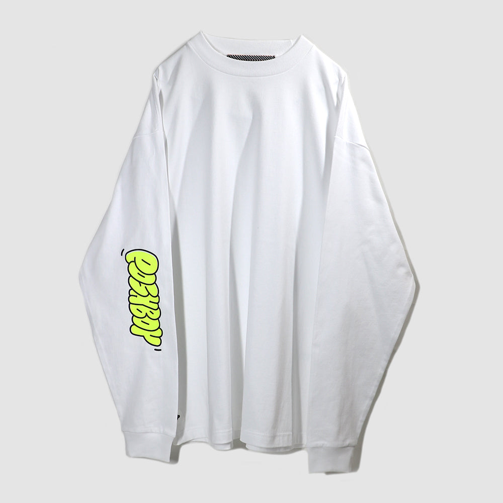 'POSHBOY' NU H/W LONG TEE -PURE WHITE-
