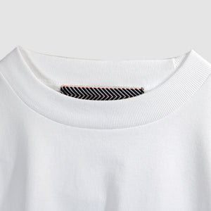 'POSHBOY' NU H/W LONG TEE -PURE WHITE-