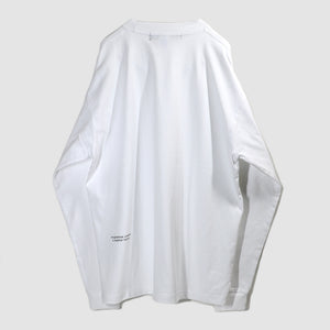 'POSHBOY' NU H/W LONG TEE -PURE WHITE-