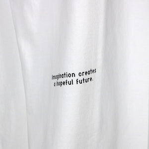'POSHBOY' NU H/W LONG TEE -PURE WHITE-
