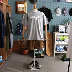 RAIDEN TEE -GRAY-