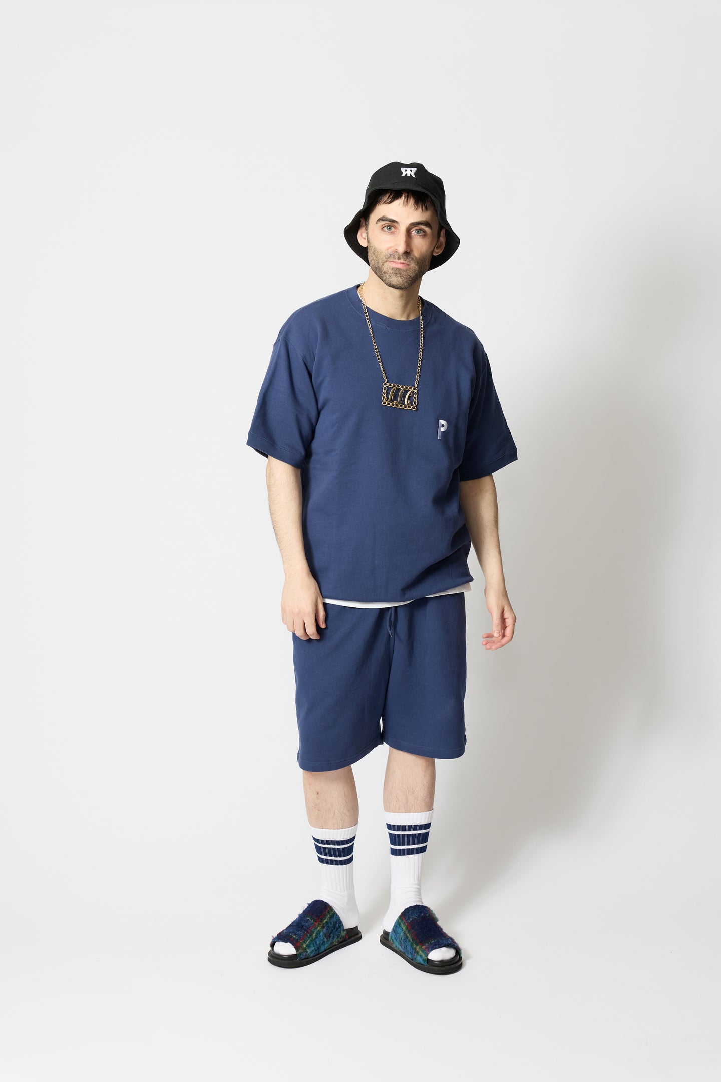 ROOM 'SET UP' SWEAT -NAVY-