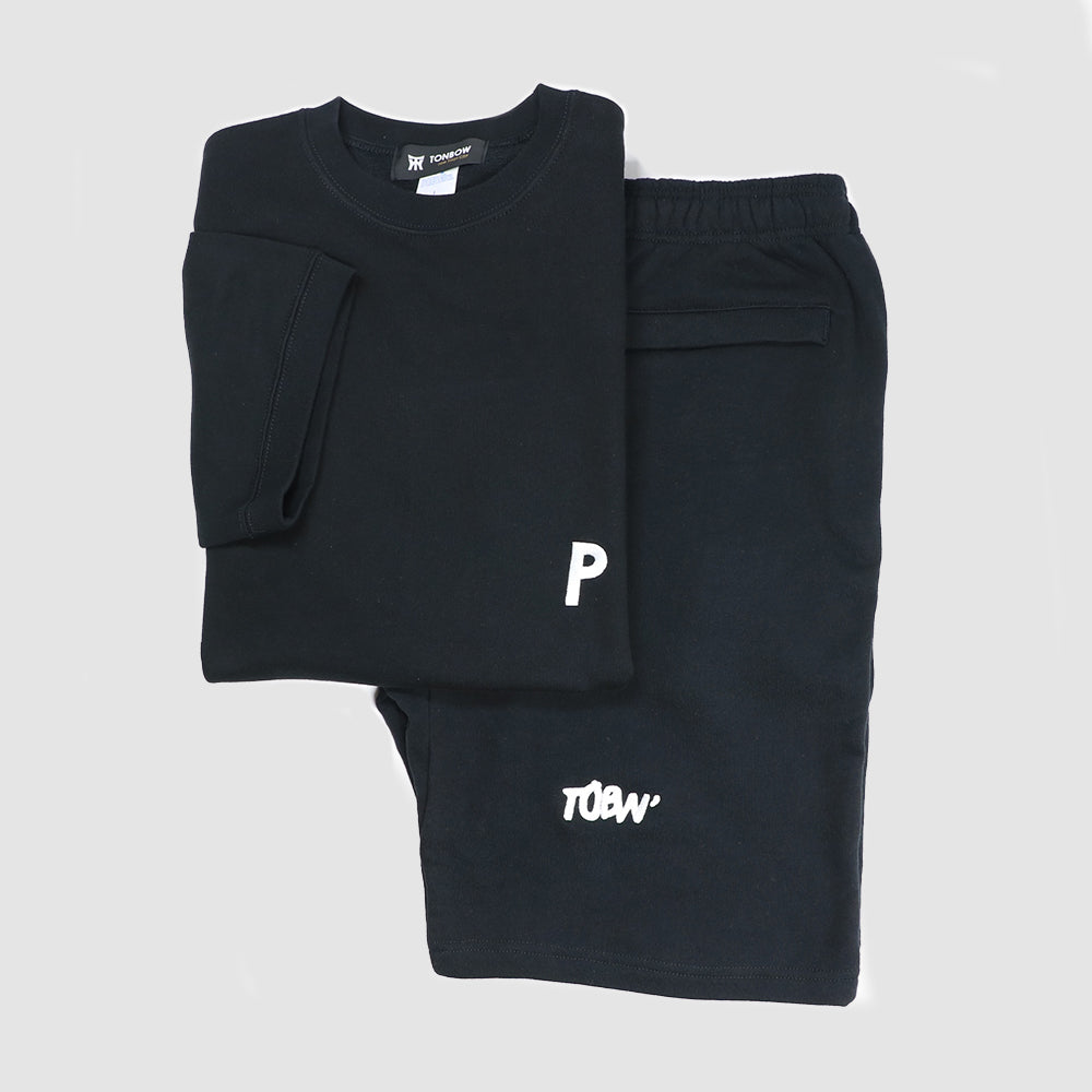 ROOM 'SET UP' SWEAT -BLACK-